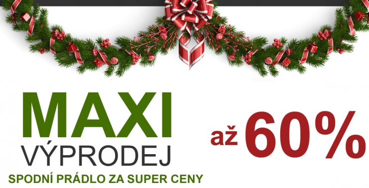 SLEVY SPODNÍ PRÁDLO MAXI SLEVY