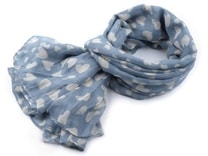 Šála 110x170cm se srdíčky (1 ks)