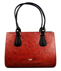 Elegantní dámská kabelka S61 červená matná