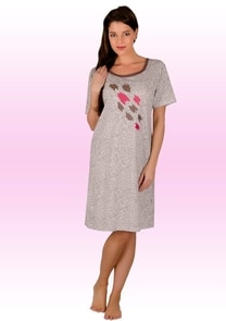 Dámská noční košile se vzorem leoparda