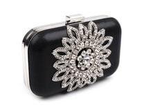 Kabelka 9,5x16 cm se štrasovou ozdobou (1 ks)