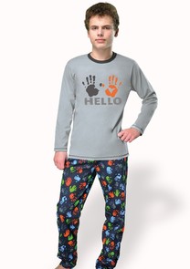 Chlapecké pyžamo s nápisem Hello